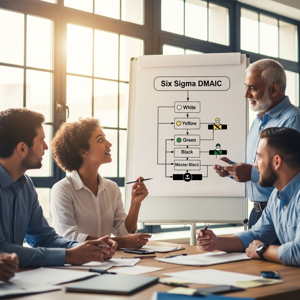 Rozwój kariery z metodologią Six Sigma: przewodnik po poziomach